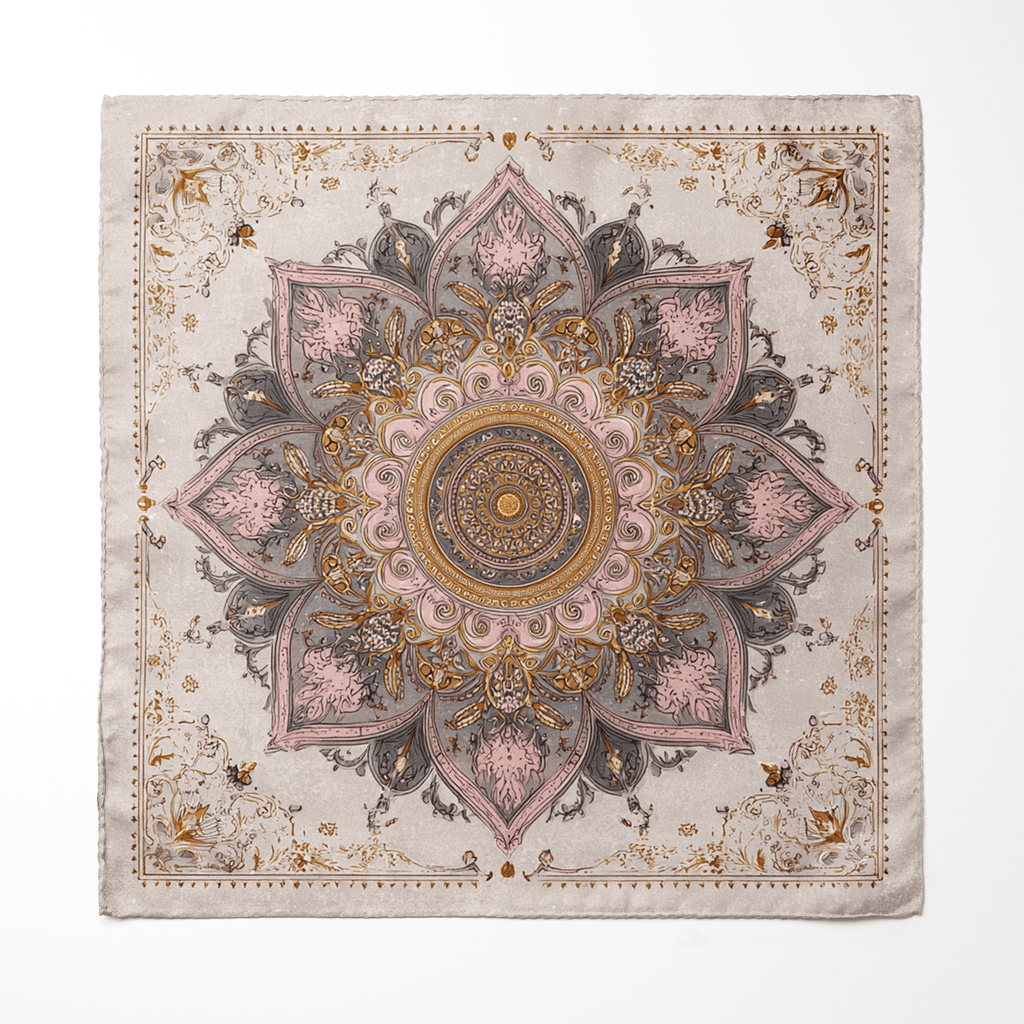 ROSABELLA MEN SCARF AND POCKET SQUARE SET – PREMIUM COLLECTION
