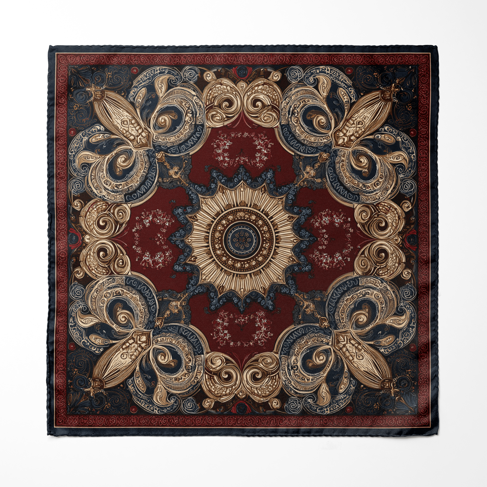 SOLARE MEN SCARF AND POCKET SQUARE SET – PREMIUM COLLECTION