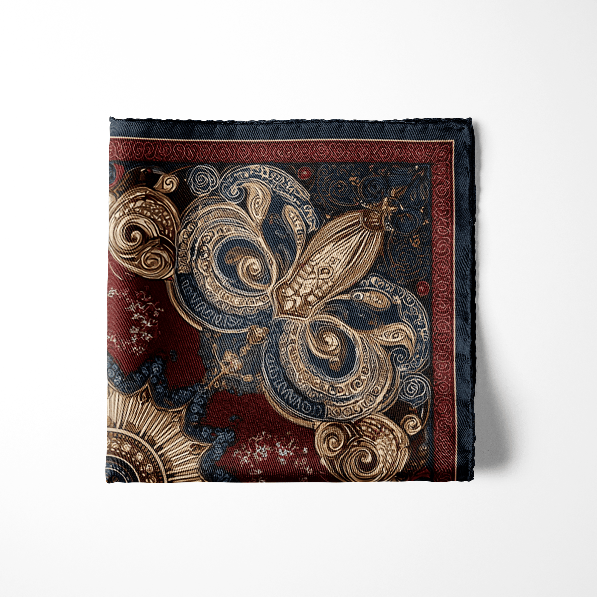 SOLARE SILK POCKET SQUARE