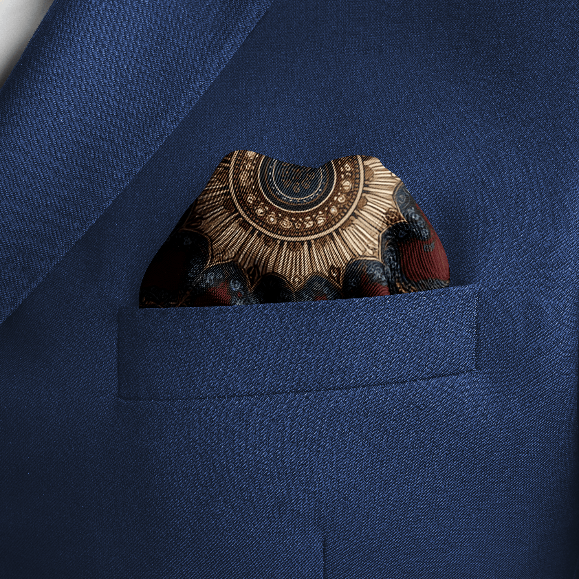 SOLARE SILK POCKET SQUARE