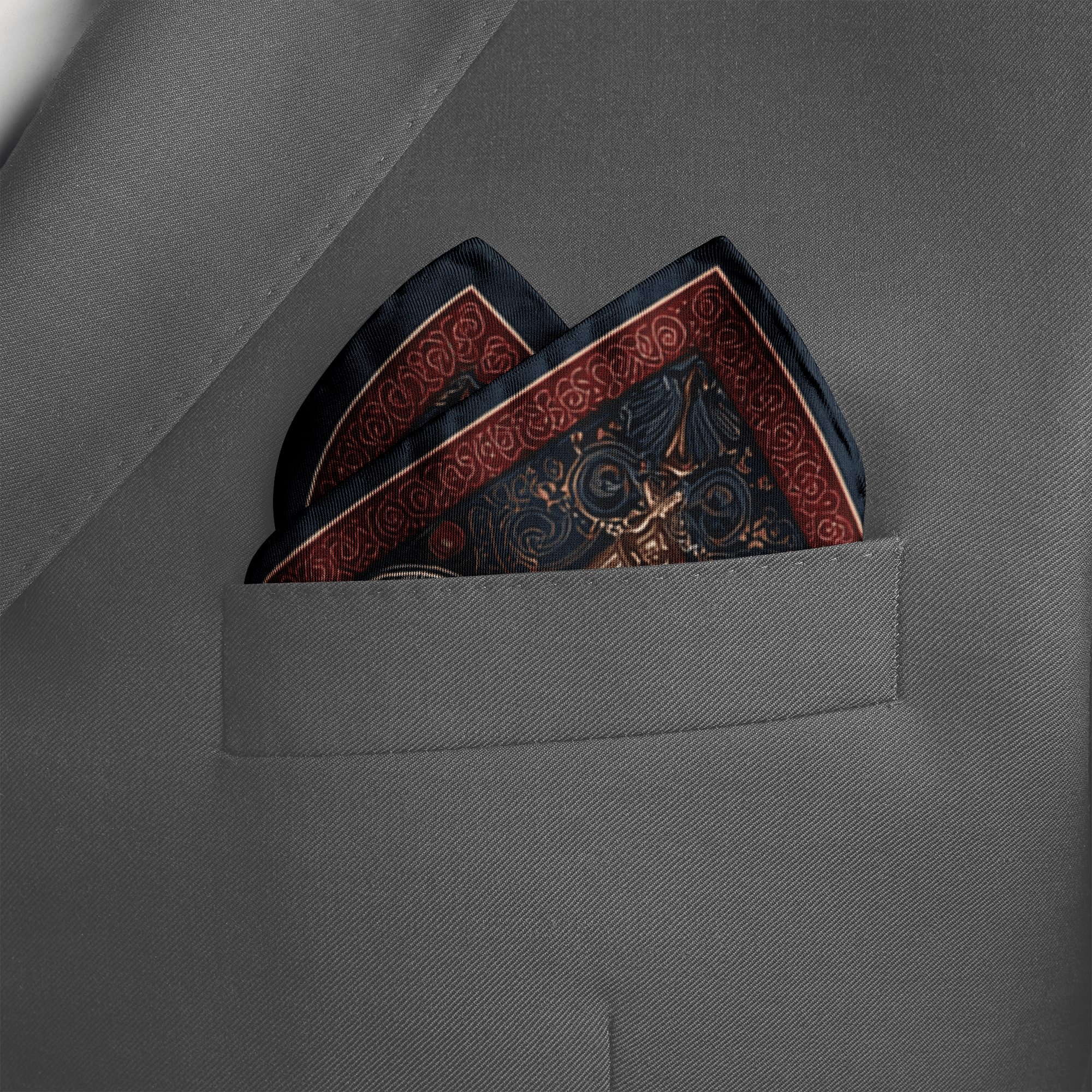 SOLARE SILK POCKET SQUARE