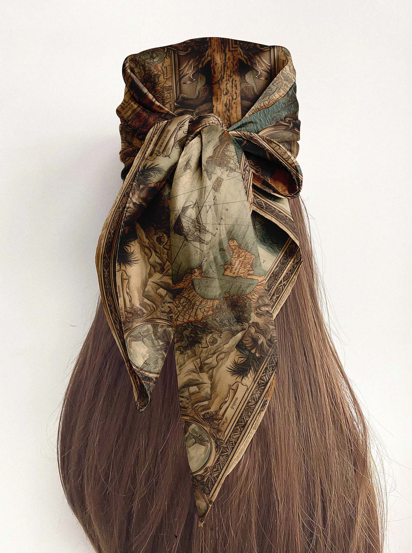 VOYAGE SILK HEAD SCARF
