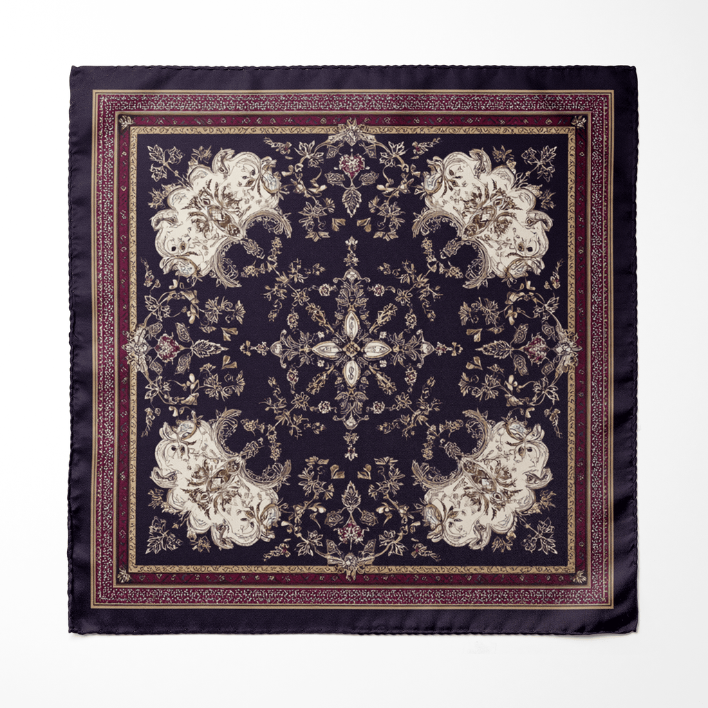 NOCTURNE SILK ASCOT - PREMIUM COLLECTION