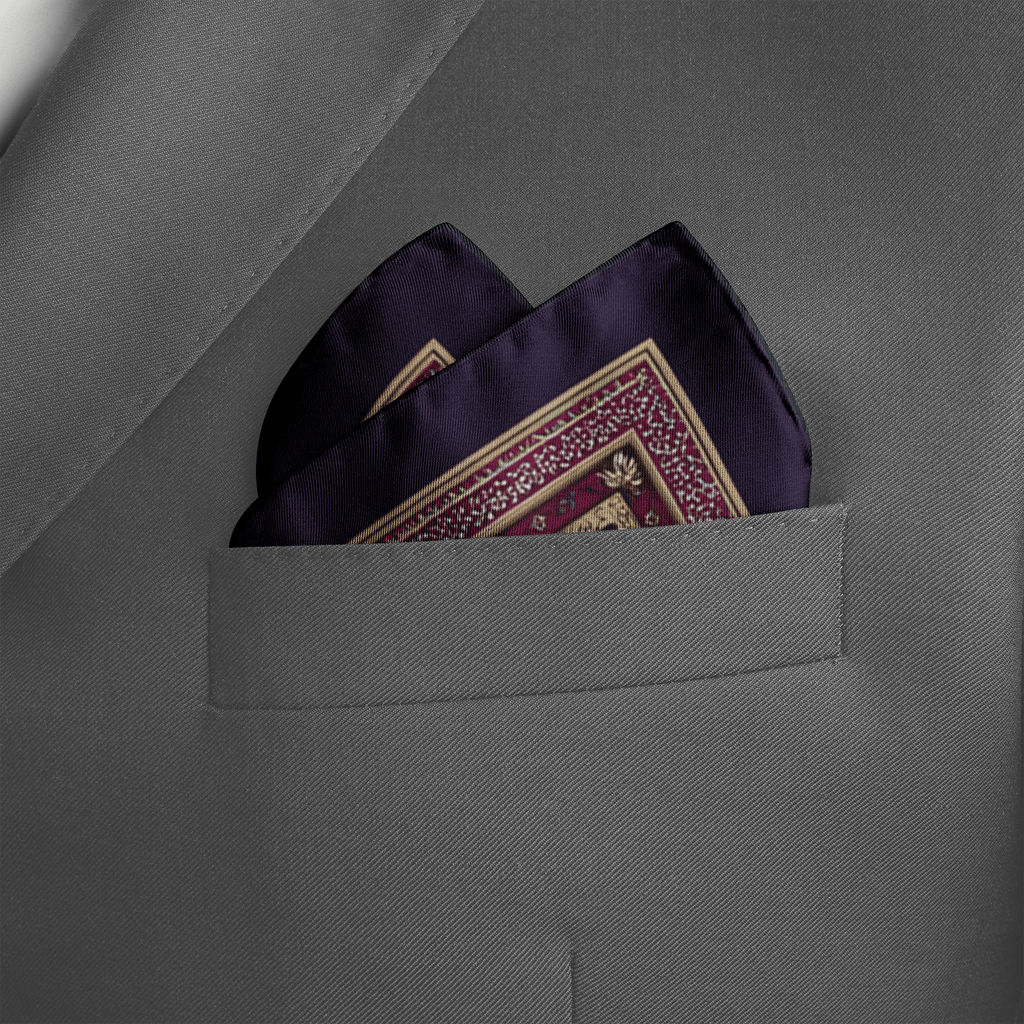 NOCTURNE SILK POCKET SQUARE