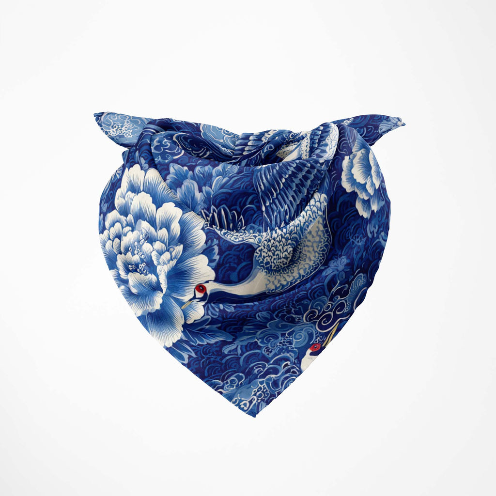 ALEXANDER CHINOISERIE SILK BANDANA