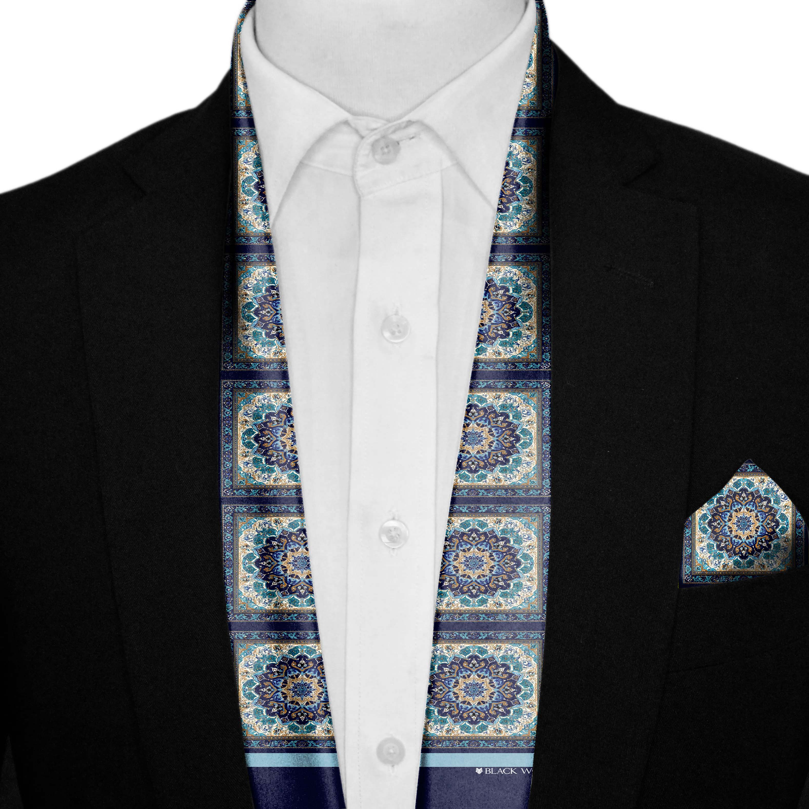 NAVARAH MEN SCARF AND POCKET SQUARE SET – PREMIUM COLLECTION