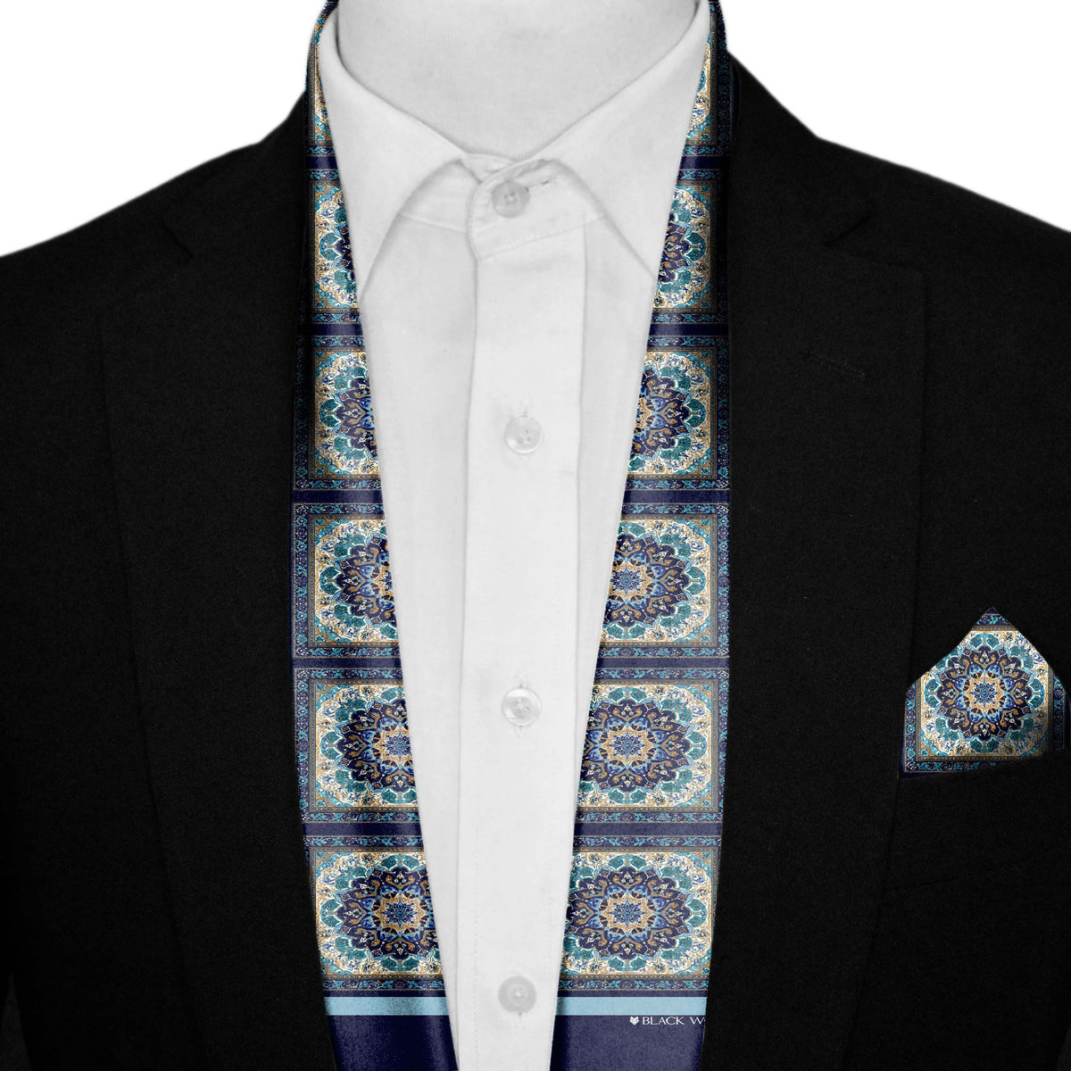NAVARAH MEN SCARF AND POCKET SQUARE SET – PREMIUM COLLECTION