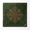 EMERALDINE SILK POCKET SQUARE