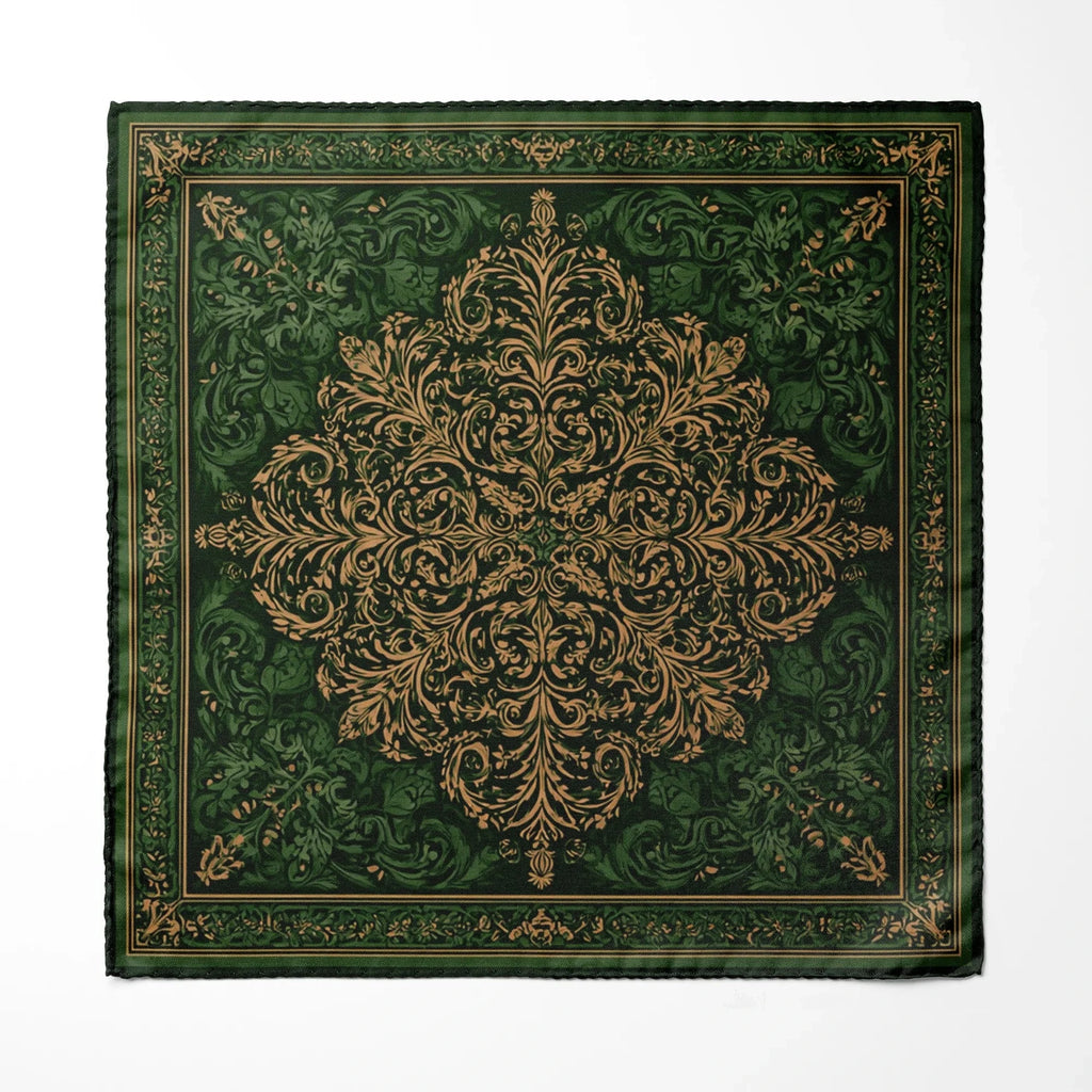 EMERALDINE MEN SCARF AND POCKET SQUARE SET – PREMIUM COLLECTION