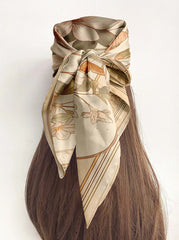 FLORIELLE SILK HEAD SCARF