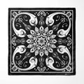 BEED DESIGN SILK POCKET SQUARE
