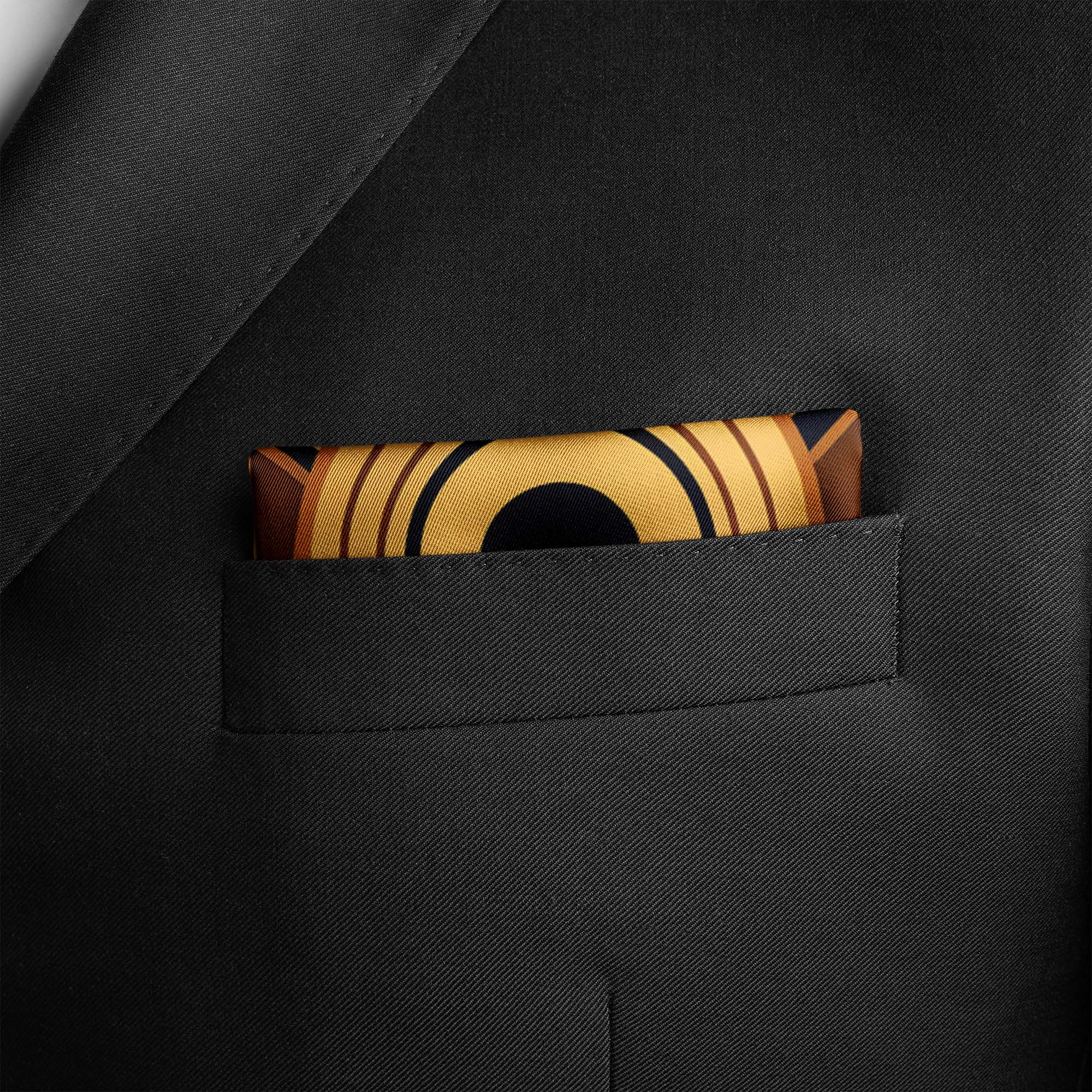LUXURY AFROFUTURISM  SILK POCKET SQUARE