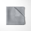 GREY DOT SILK POCKET SQUARE