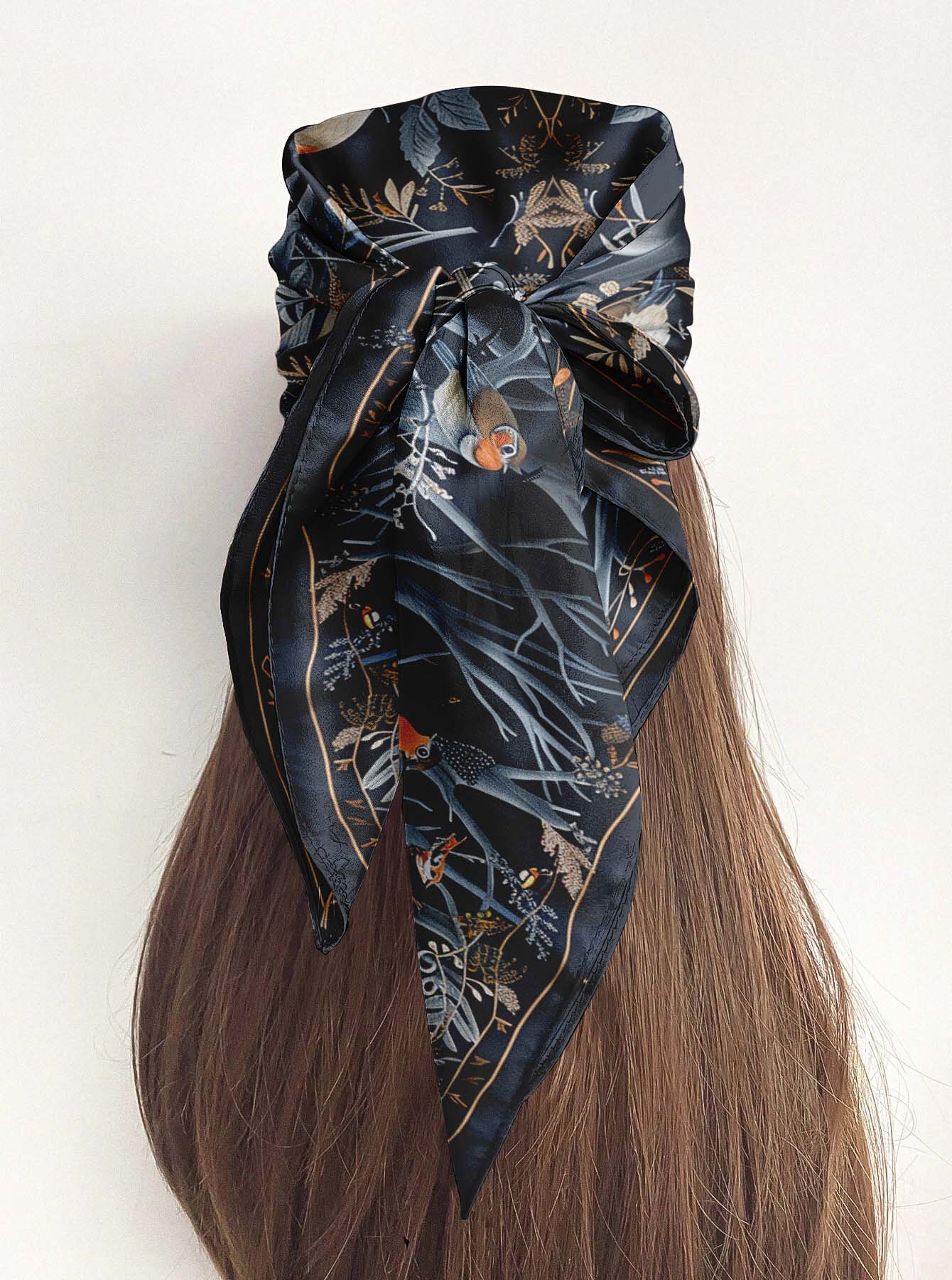 WINTERSONG SILK HEAD SCARF