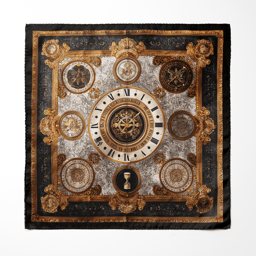 CELESTIA SILK POCKET SQUARE