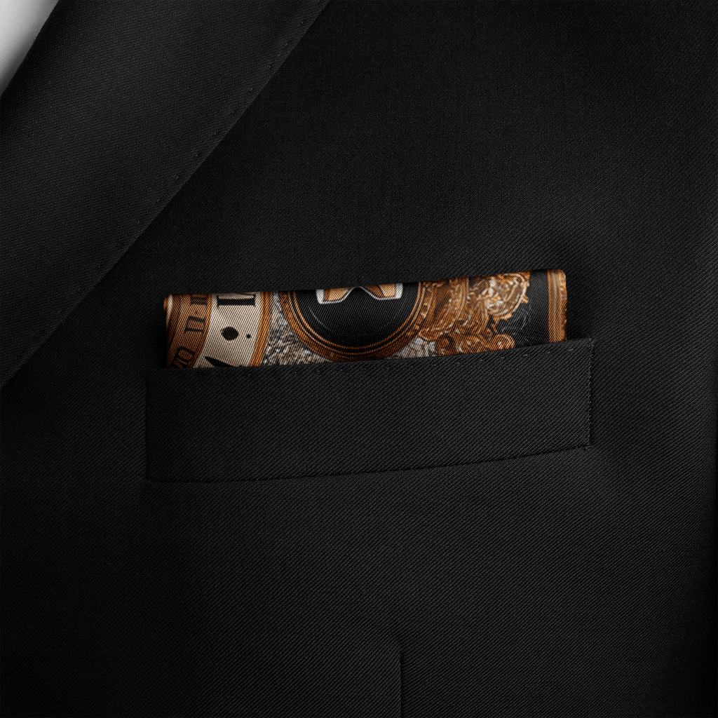 CELESTIA SILK POCKET SQUARE