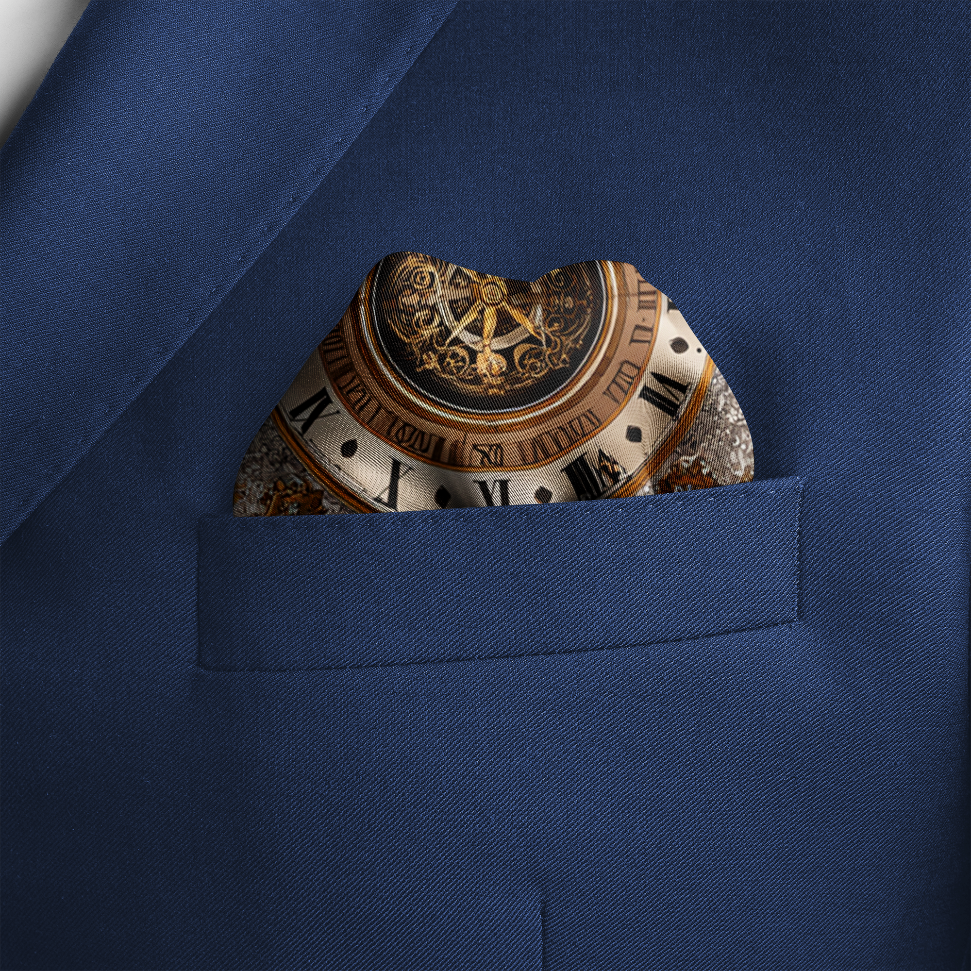 CELESTIA SILK POCKET SQUARE