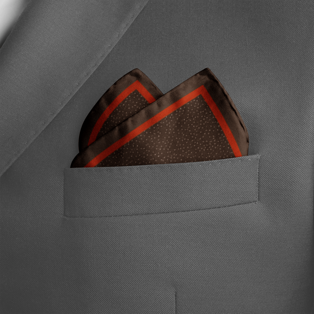 INFERNO SILK POCKET SQUARE