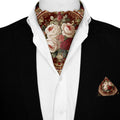 ROSARIUM SILK ASCOT AND POCKET SQUARE SET – PREMIUM COLLECTION