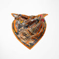 ARCHITECTURAL MOSAIC SILK BANDANA