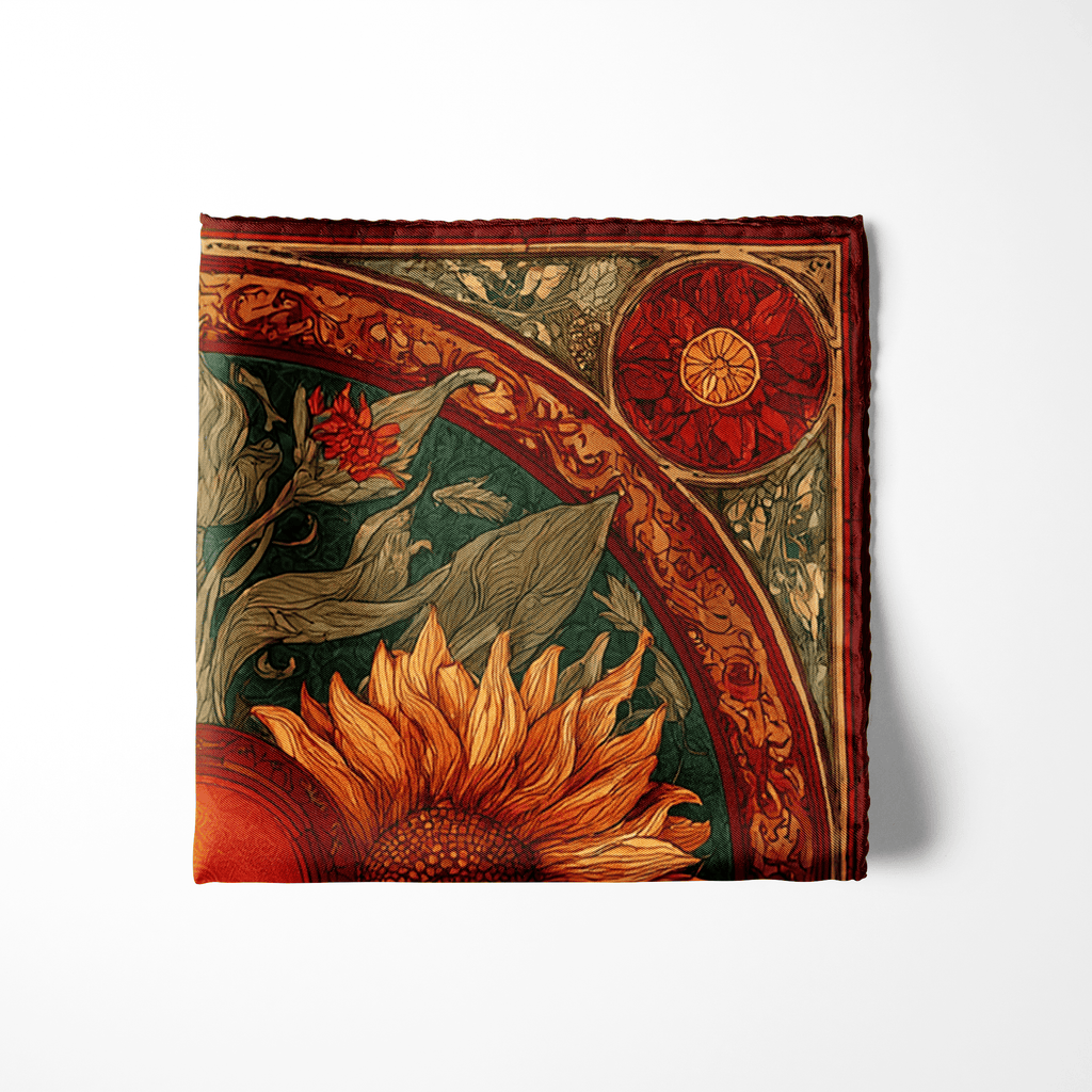 SOLARIS SILK POCKET SQUARE