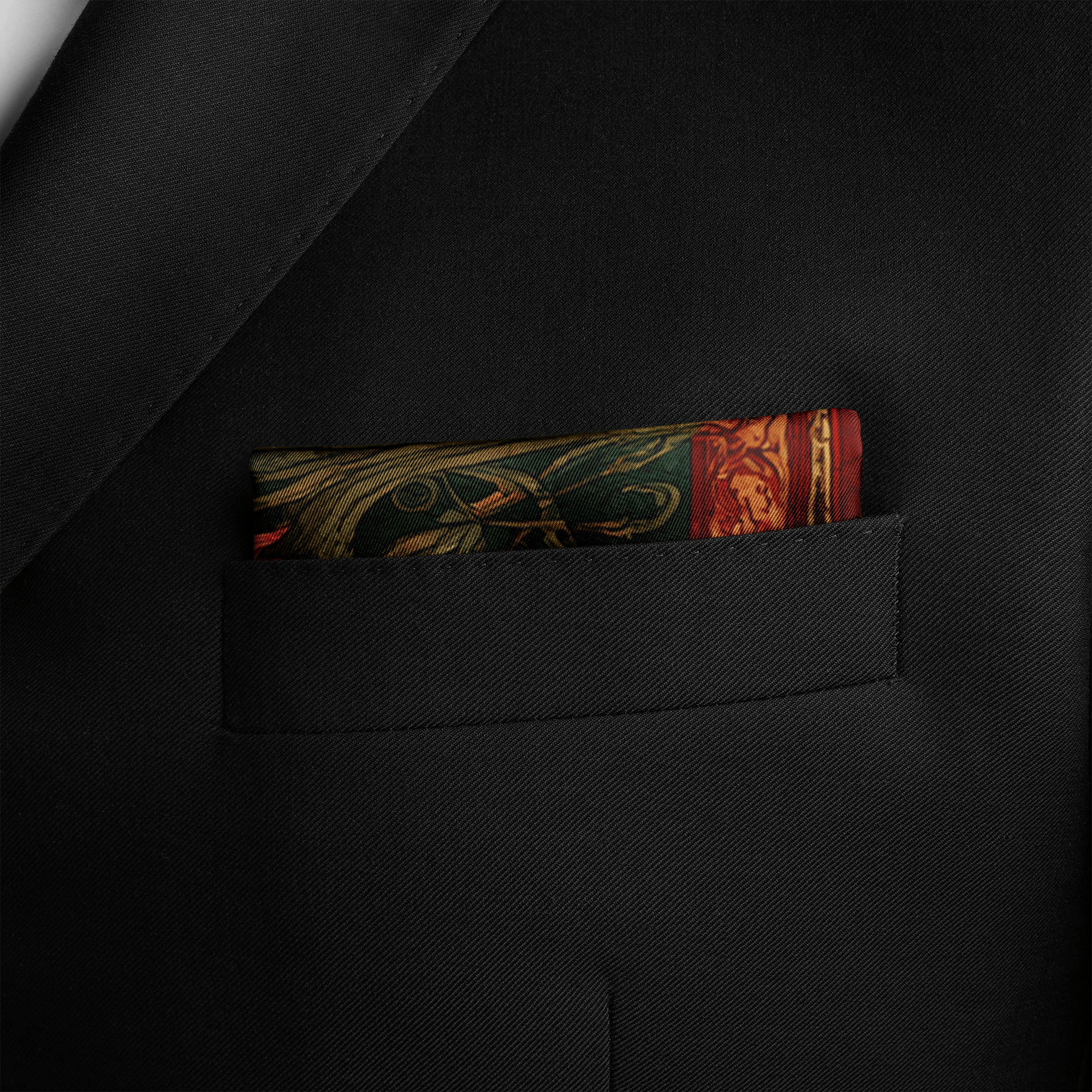 SOLARIS SILK POCKET SQUARE