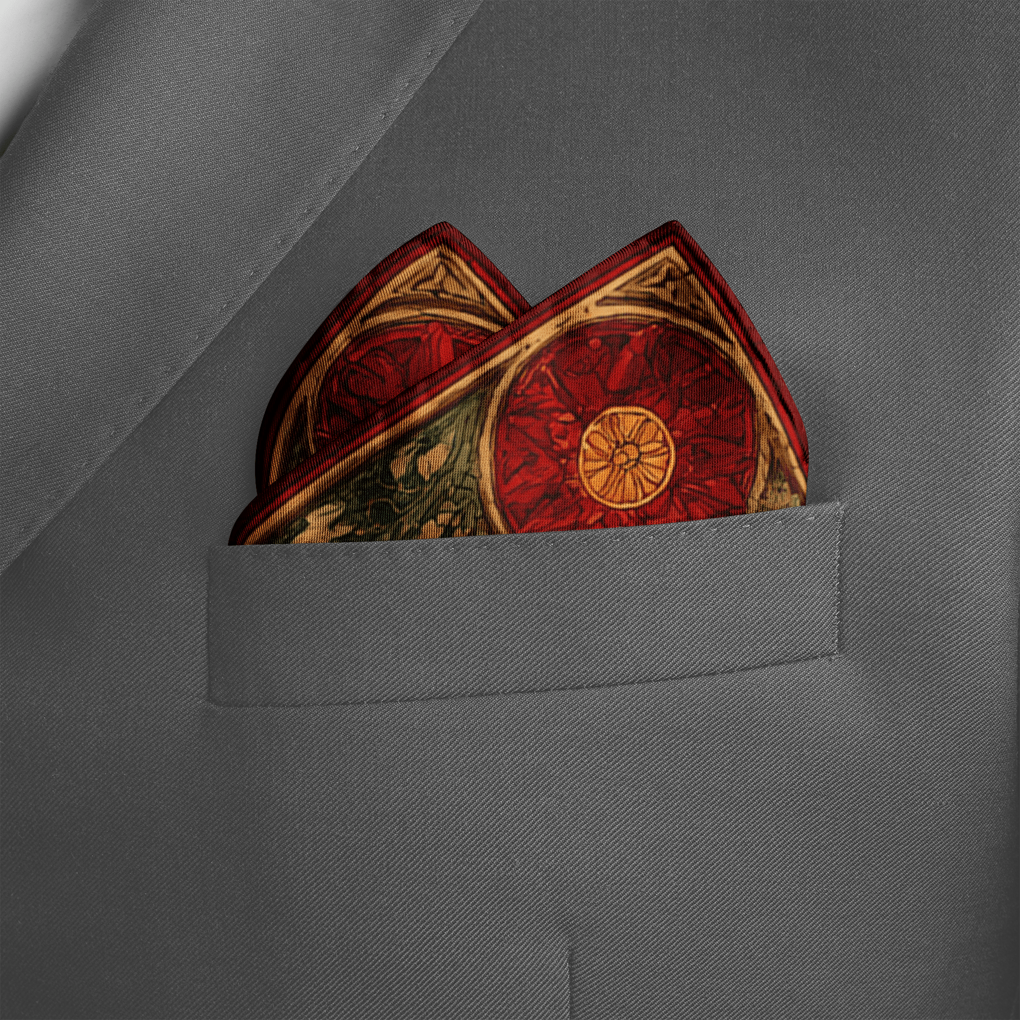 SOLARIS SILK POCKET SQUARE