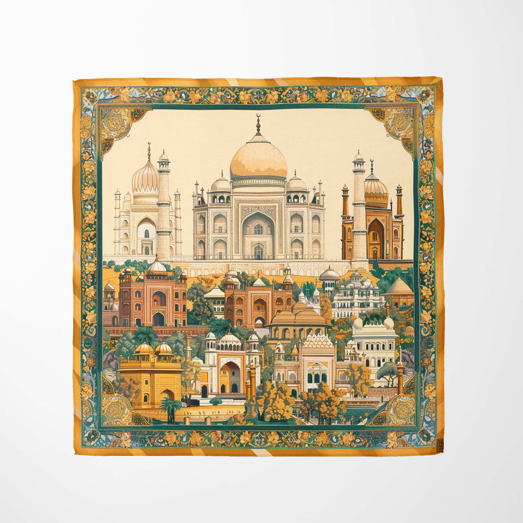 MUGHAL HERITAGE GARDEN NECK SCARF