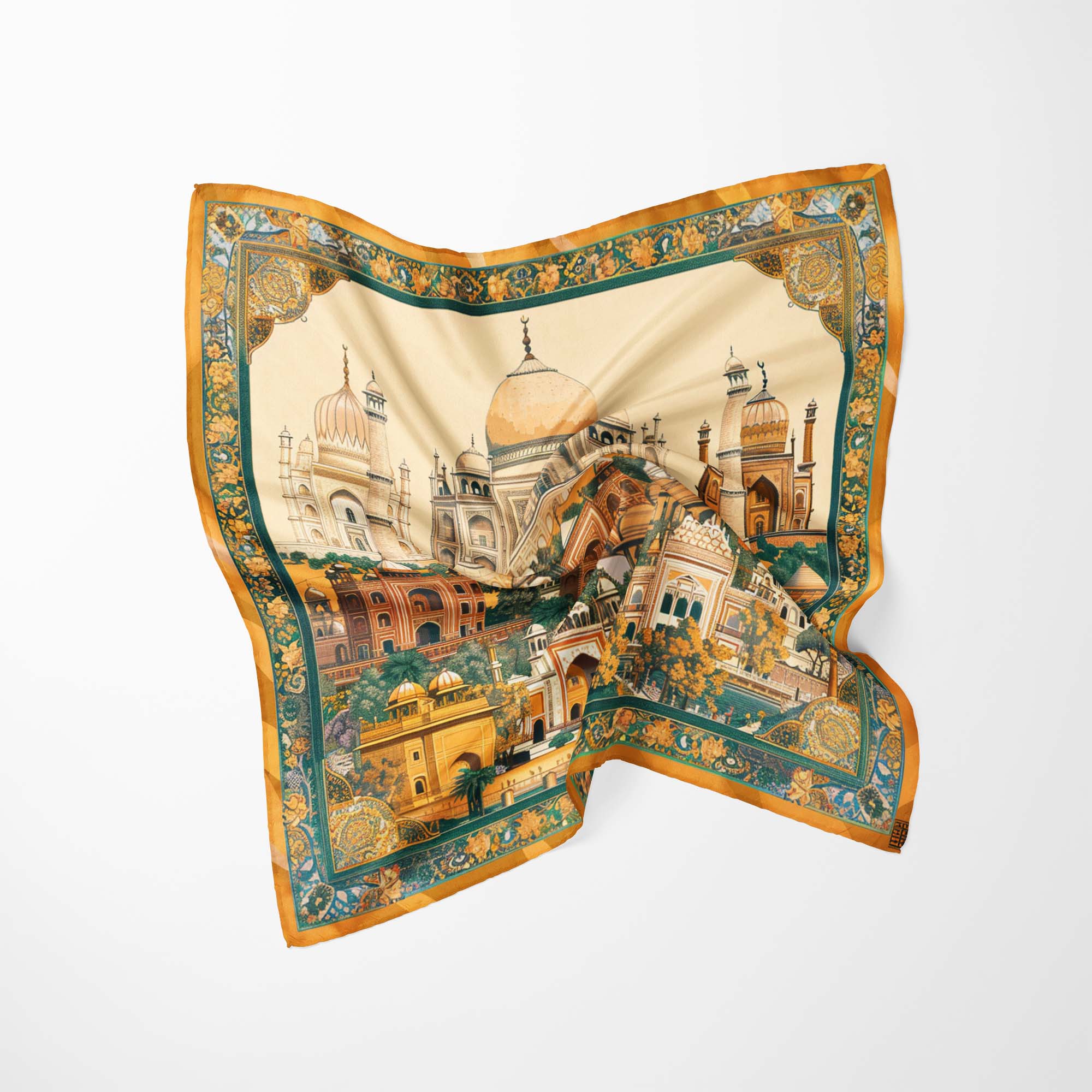 MUGHAL HERITAGE GARDEN NECK SCARF