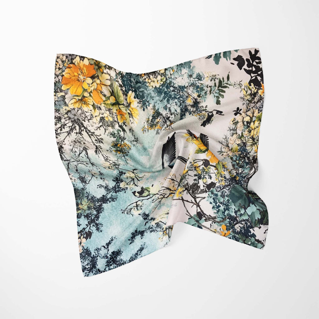 WHISPERS OF SPRING SILK BANDANA