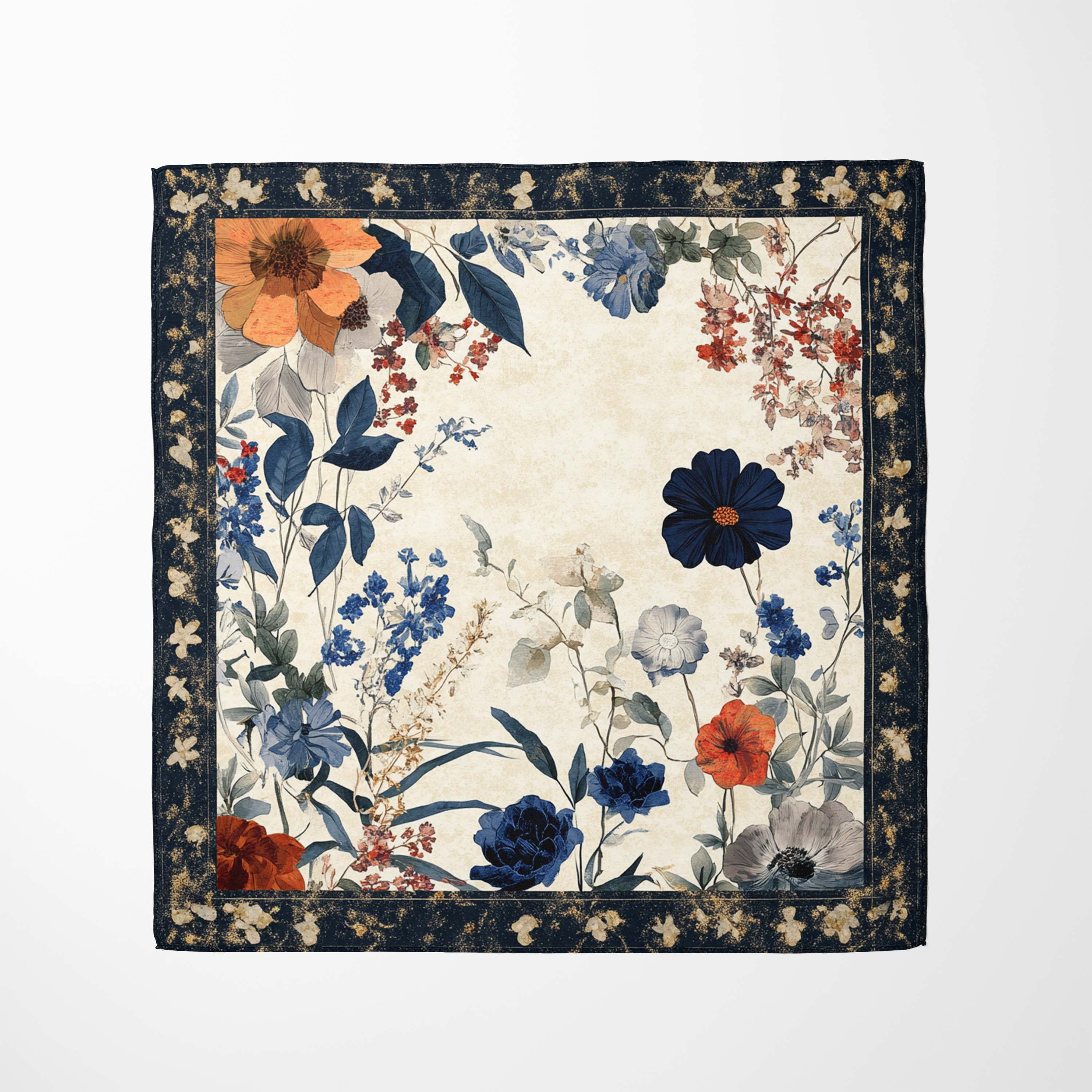A HARMONIOUS SILK BANDANA
