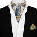 ALELUIA SILK ASCOT AND POCKET SQUARE SET – PREMIUM COLLECTION