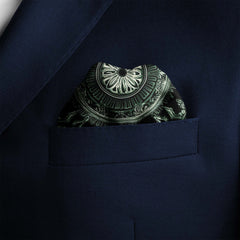 LUXURY MANDALA SILK POCKET SQUARE