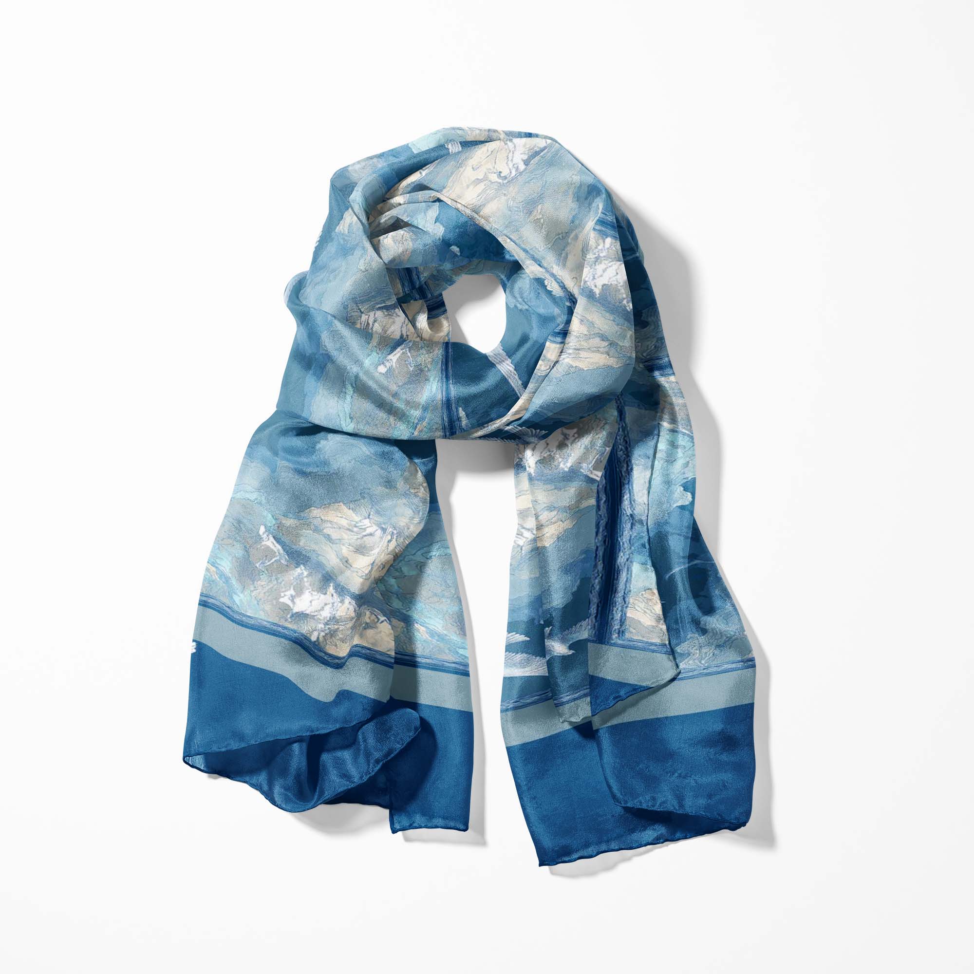 SKYWARD SILK MEN SCARF - PREMIUM COLLECTION