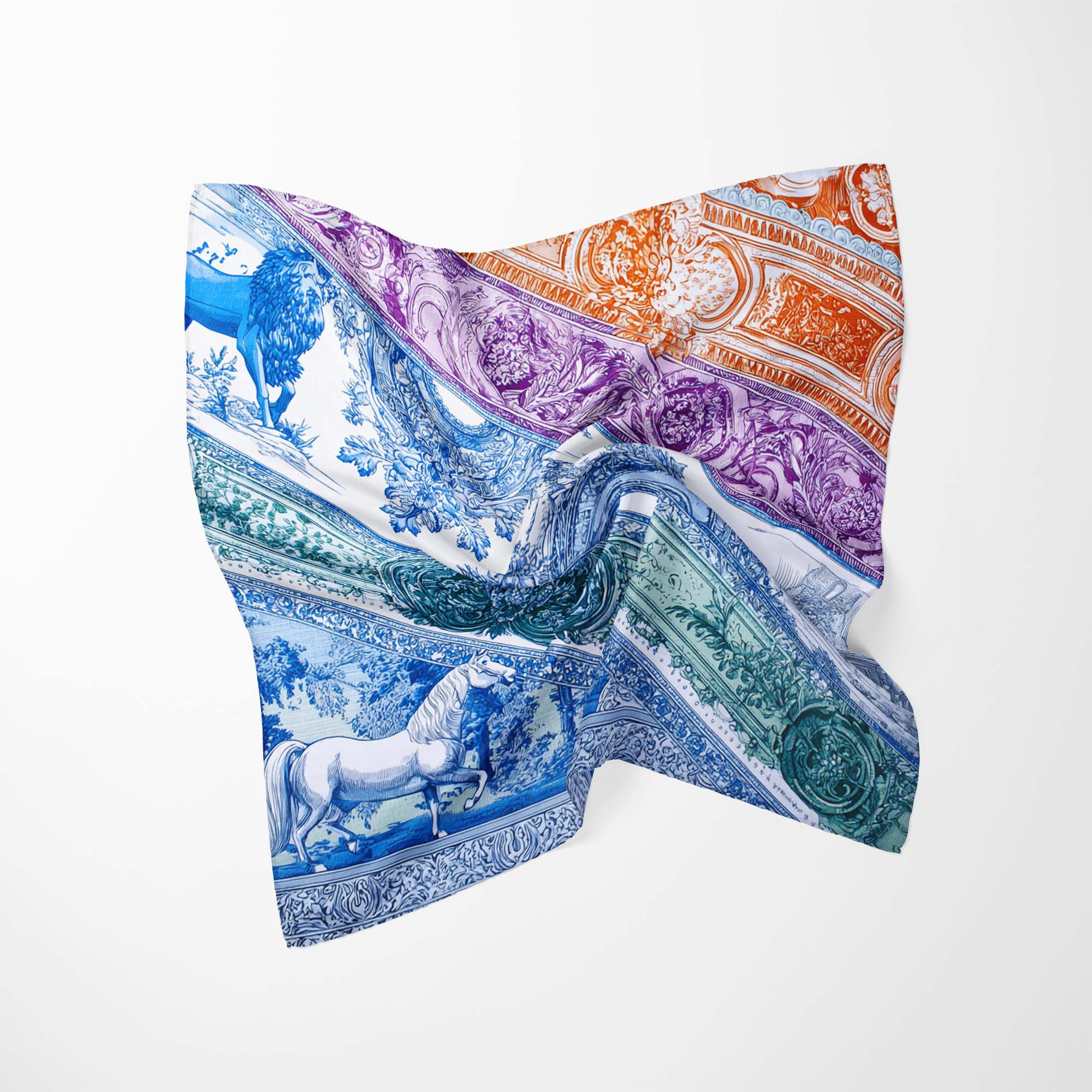 REGAL ETCHINGS NECK SCARF