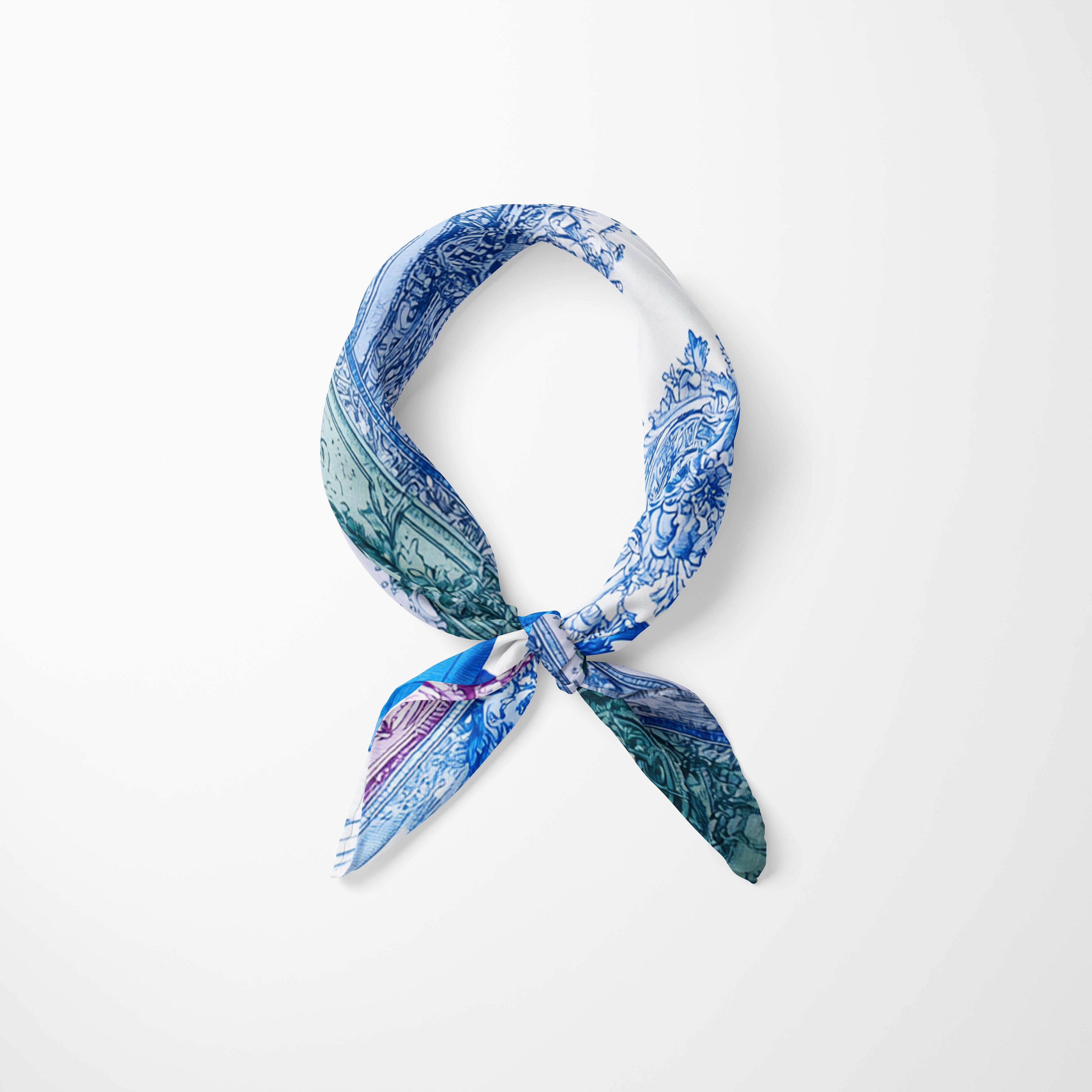 REGAL ETCHINGS NECK SCARF