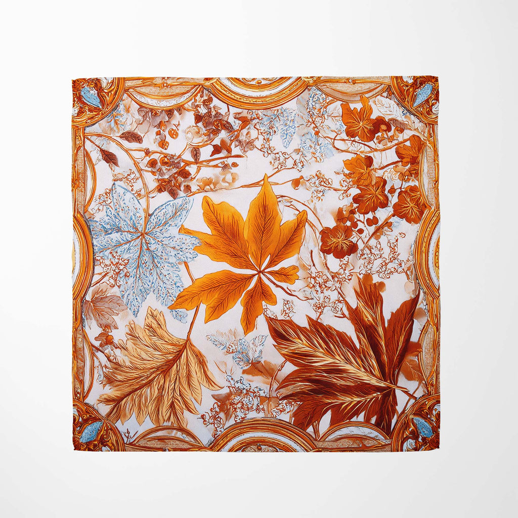 GOLDEN FOLIAGE NECK SCARF