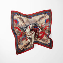 ARAFED HORSE SILK BANDANA