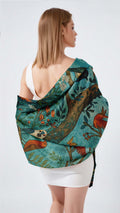 JESSIE ZHAO SILK LONG LADIES SCARF