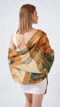 DEVIANT ART SILK LONG LADIES SCARF