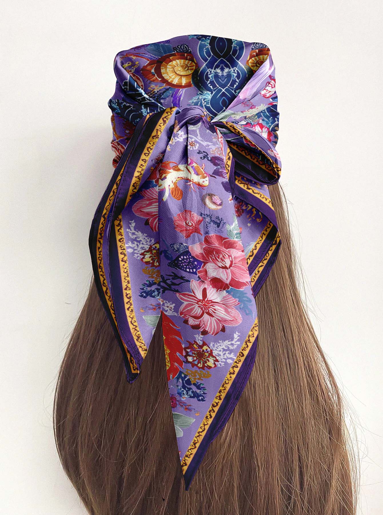 AQUARIA SILK HEAD SCARF