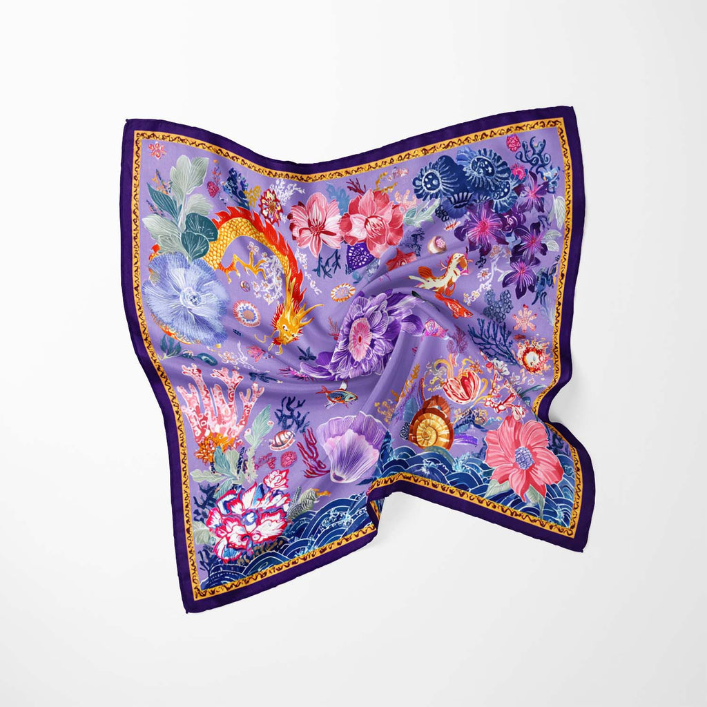 DRAGON BLOOM FANTASIA NECK SCARF