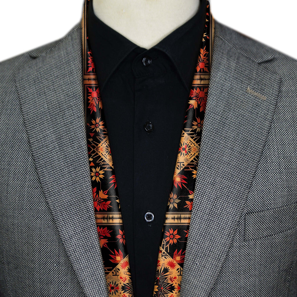 FLORAL ETHNIC ORIENTAL MEN SCARF - PREMIUM COLLECTION