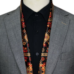 FLORAL ETHNIC ORIENTAL MEN SCARF - PREMIUM COLLECTION