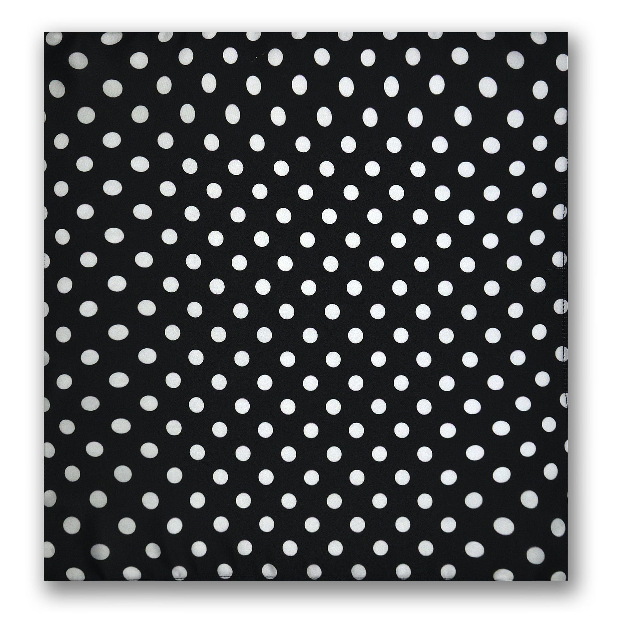 SMALL BLACK POLKA DOTS SCARF - PREMIUM COLLECTION