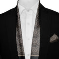MAJESTIC MEN SCARF AND POCKET SQUARE SET – PREMIUM COLLECTION