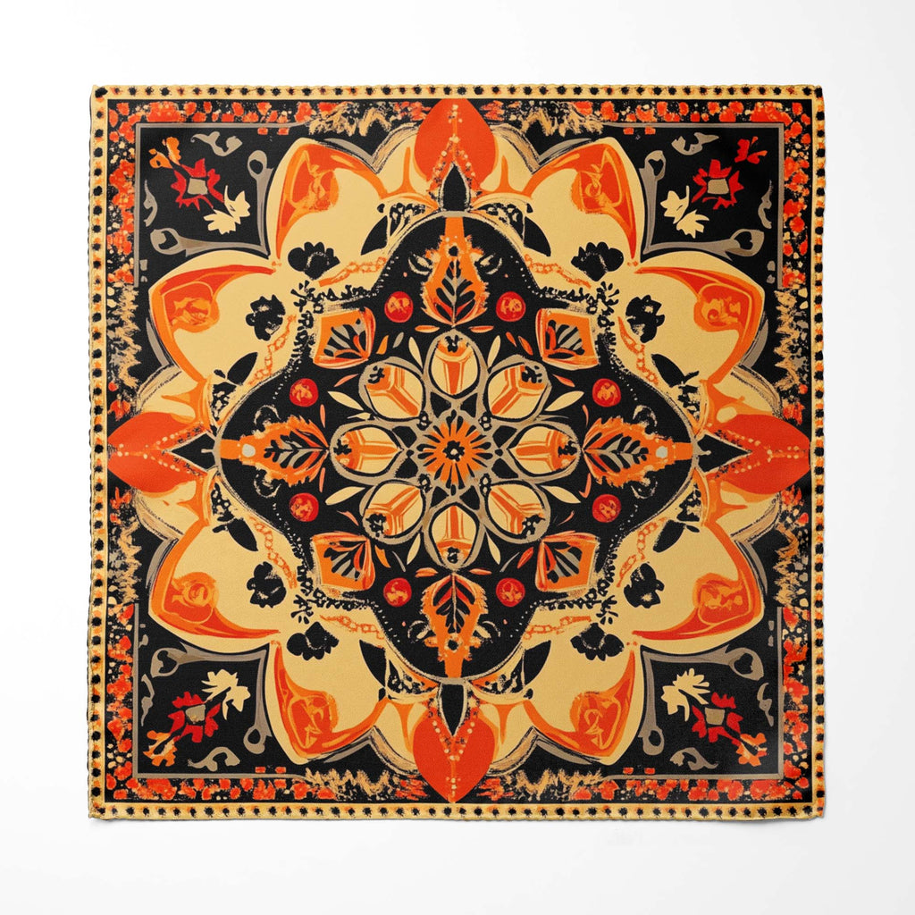 VISUAL INTERACTIVE SILK POCKET SQUARE