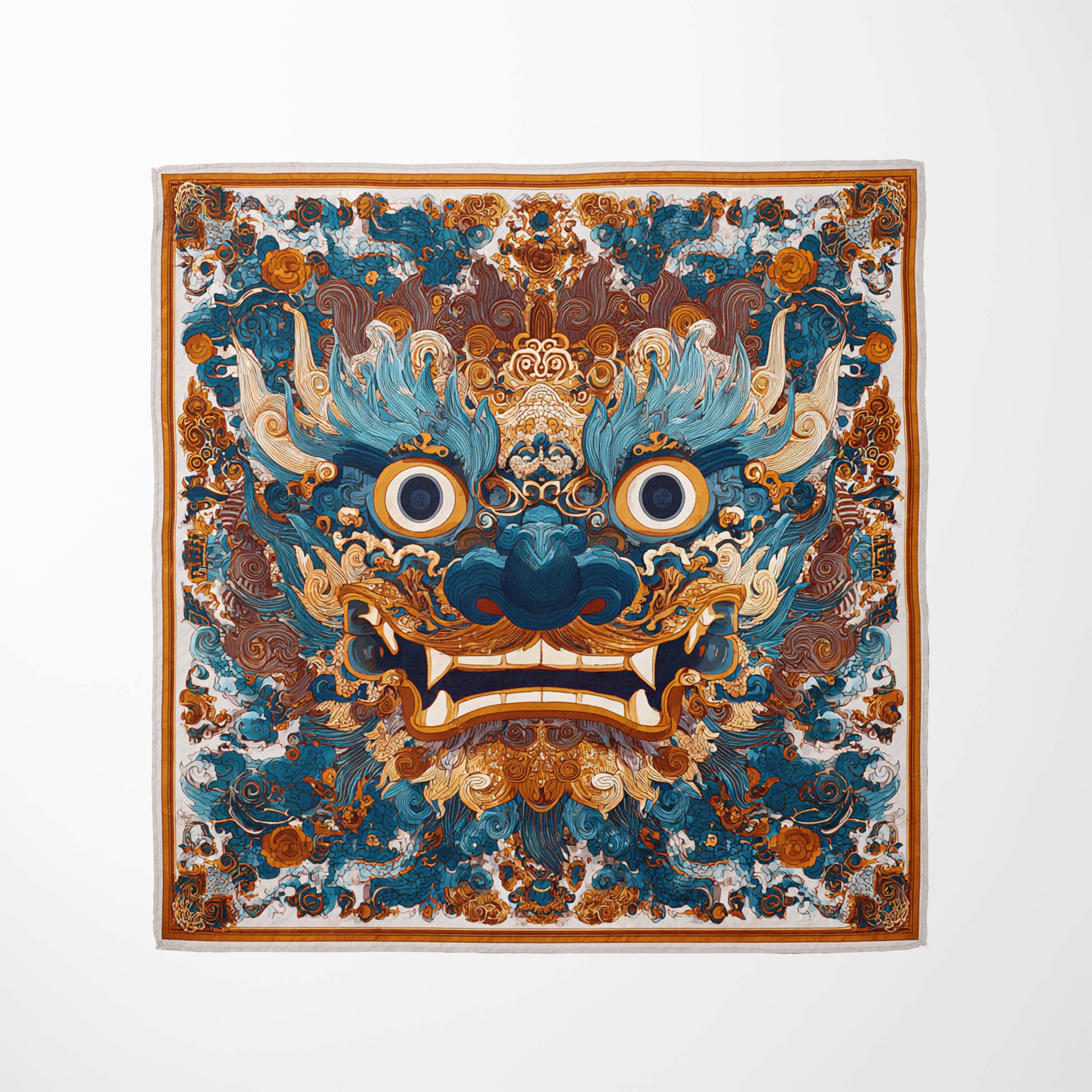 REGAL CELESTIAL DRAGON SILK BANDANA