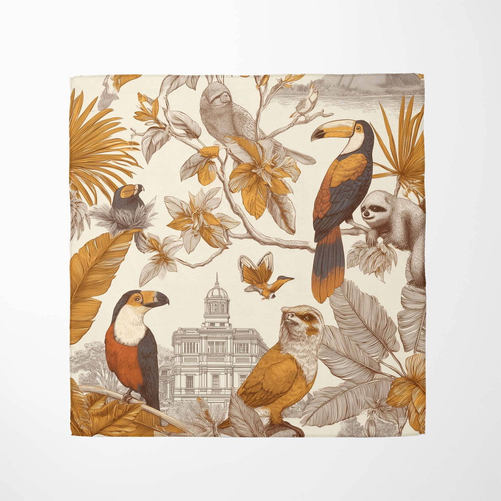 ROYAL BOTANICAL AVIARY NECK SCARF