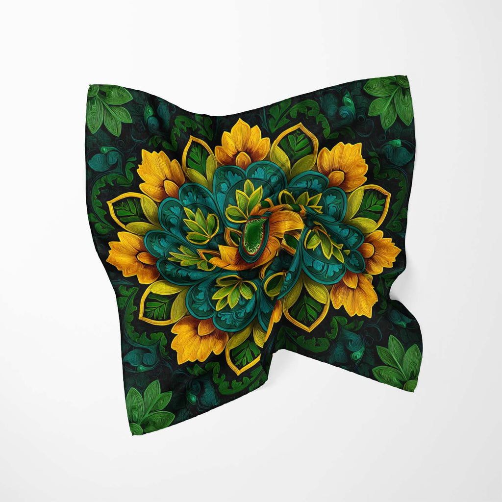 A VIBRANT MANDALA NECK SCARF